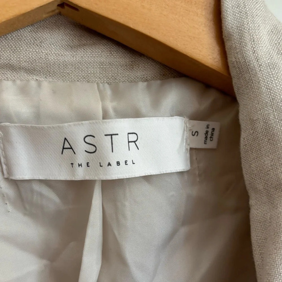 ASTR Blazer Linen blend long size small - Picture 4 of 7